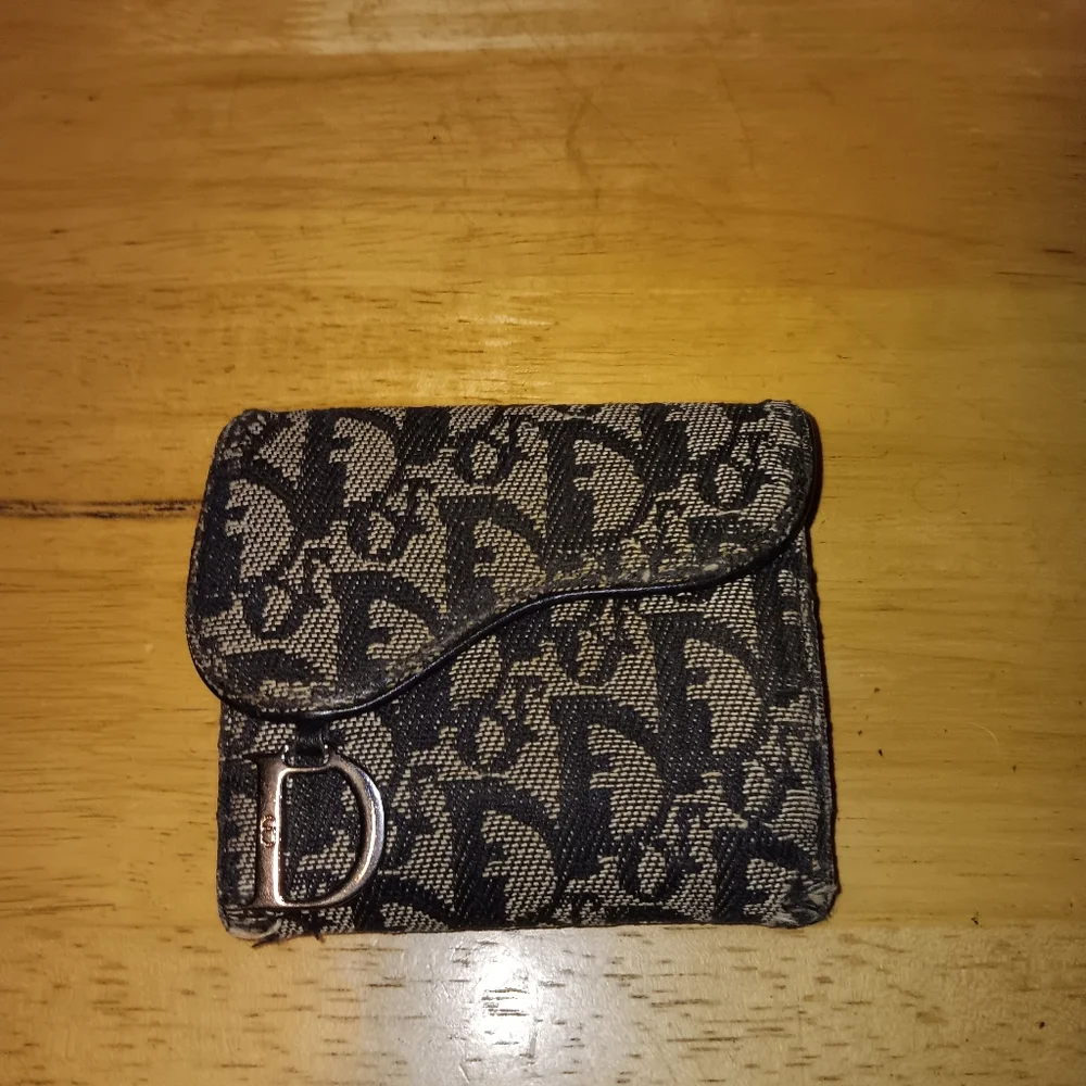 Christian Dior Small Fold Trotter Saddle Wallet